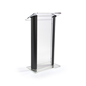 Black Podium Lectern with 4 Rubber Feet Black Podium Lectern with Large Reading Surface