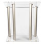 Large Contemporary Lecturns Acrylic and Aluminum lecturn large
