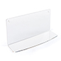 Clear Acrylic Shelf for LECTALAC Series Lecterns with 10.5"w x 5.8"d Surface 10.5in by 5.8in Clear acrylic shelf for LECTALAC series lecterns