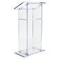 Large Acrylic Lectern Streamlined Acrylic Lectern