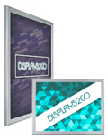 Snap-Open 36" x 48" Illuminated Poster Frame with Backlit Panel 36" x 48" Illuminated Poster Frame with Silkscreen Light Guide Panel