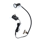 Curved Spotlight - 1 Year Warranty Black LED curved spotlight with swivel head
