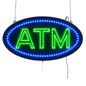 LED ATM Signs Featuring Oval Profile and Multicolored Displays LED ATM Signs alternative to neon