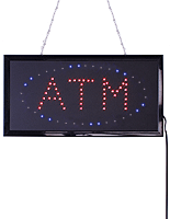 ATM Led Sign with Animated Blue and Red Lettering ATM Led Sign