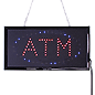 ATM Led Sign with Animated Blue and Red Lettering ATM Led Sign