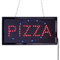 Pizza Led Sign with Hanging Chains Included Pizza Led Sign