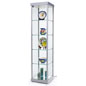 Illuminated Tower Display Cabinet Perfect for Museums Illuminated Tower Display Cabinet with 4 Shelves