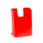 Acrylic Flyer Holder For Tabletops and Check-Out Counters Acrylic flyer holder bright bright red