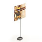 Sign Holder: Spiral Design black card holder