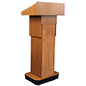 Adjustable Lectern: Medium Oak Finish adjustable lectern
