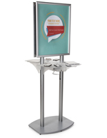 Poster Kiosk Charging Station for Retail Stores