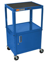 Media Cart with Locking Security Cabinet for Multimedia Devices Projector Cart
