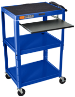 Computer Media Carts Media Carts with Shelving
