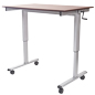 Crank Adjustable Desk for Increased Productivity 47.25" Crank Adjustable Desk