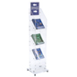 Multi-Magazine Stand for Literature Multi-Magazine Stand - Tiered Display