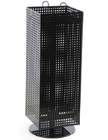 Black Pegboard Display Stand- Spinning