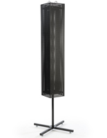 Black Pegboard Display Rack- Floor Standing
