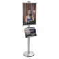 22x28 Poster Display Stand with Literature Holder for Highly Trafficked Areas 22x28 Poster Display Stand with Literature Holder for Lobbies