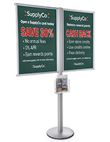 Advertising Multi Poster Floor Stand Literature Display Multi Poster Floor Stand Literature Display for Advertisements