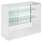 4’ White Display Case with (2) Adjustable Shelves 4’ White Display Case