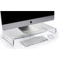 Acrylic Monitor Stand is Polished Polished Acrylic Monitor Stand