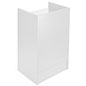 Solid White Register Stand with Recessed Top Solid White Register Stand