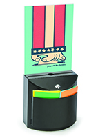 Black Ballot Box Black Ballot Box with Graphics Holder