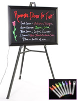 Neon Writing Board with Lighting Effects Is Great As a Restaurant Menu Board Neon Writing Board with Lighting Effects