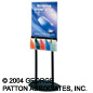 Poster Stand with Brochure Pockets Poster stand with brochure pockets for lobbies