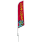 Halloween feather COSTUMES flag for party stores Halloween feather COSTUMES flag for storefront promotions