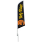Seasonal Halloween outdoor flag with easy setup Seasonal Halloween outdoor flag with predesigned artwork