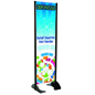 24” x 72” Black Permanent Banner Stand with Single Sided Graphics & Spring Tension 24” x 72” Black Permanent Banner Stand with Single Sided Graphic