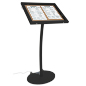 Menu Board Stand with UV Inhibitor Polycarbonate Lens Menu Board Stand