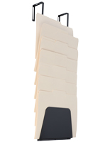 Cubicle Hanging File Holder, Powder Coated Finish Cubicle Hanging File Holder, Legal or Letter Size