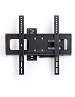 Outdoor TV wall bracket with 90 degree swiveling