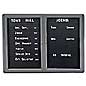 47" Enclosed Changeable Letter Boards with Gray Frame letter boards