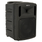 Portable Wireless PA System has Built-In Bass and Tweeter for Diverse Sound Portable wireless PA system has two different speakers