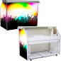 65” Wide with a Sunken Speed Well Custom Graphic Portable Wet Bar