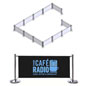 Crowd Control Barricade for Indoor/Outdoor Use Crowd Control Barricade