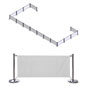 Café Banners are Restaurant Barriers with Stanchions Café Banners