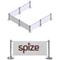 White Crowd Systems with 1 Color Imprints White Crowd Systems
