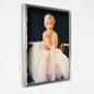 Silver Frame: 22" x 28" picture frame
