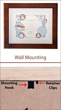 Photo Frame: Countertop or Wall-mount Display Photo Frame