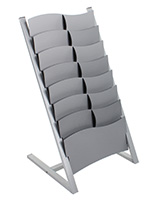 Commercial Magazine Rack for Floor or Countertop Commercial Magazine Rack