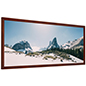 Wooden Panoramic Photo Frame for Extra Wide Images and Panorama Photos Wooden panoramic photo frame with shatter proof acrylic lens