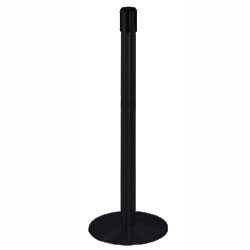 Satin Black Post Receiver: No Belt stanchion