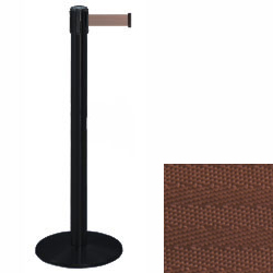 Black Stanchion With Brown Belt stanchion