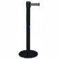 Black Sale Stanchion With Grey Belt sale stanchion