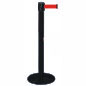 Black Stanchion With Red Belt stanchion