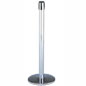 Polished Chrome Receiver Stanchion: No Belt polished chrome stanchion